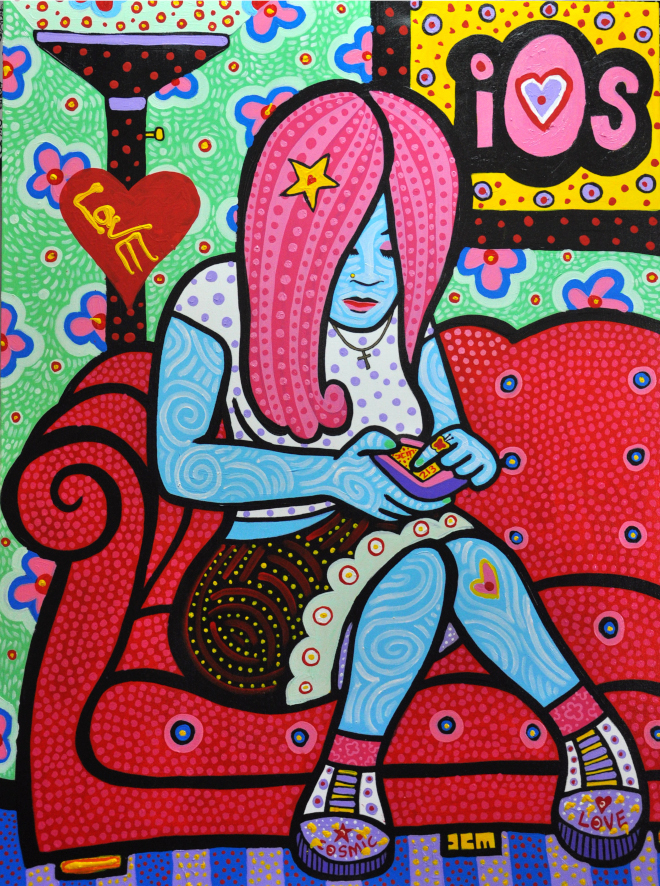 Cosmic Girl Love painting- by modern artists Jaime Carbo & Jack Armstrong.jpg